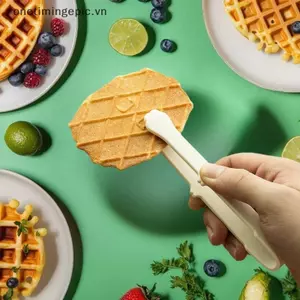 VFZ Sáng Tạo Mèo Nhật Bản Paw Shape Silicone Mini Sna Kẹp Thực Phẩm Chống Trơn Trượt Tay Cầm BBQ Bánh Mì Đá Viên Kẹp Phụ Kiện Nhà Bếp OTE