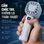 🔥Quạt mini sạc USB di động gọn nhẹ | Quạt cầm tay 5 tốc độ yên tĩnh mát mạnh | Quạt tay sạc pin mini nhỏ gọn gió mạnh