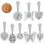 CANAMEK Thời Trang Trái Tim Bụng Nút Nhẫn Thép Không Gỉ Tòn Tòn Rốn Xuyên Barbell Cho Nữ Cô Gái Gợi Cảm Cơ Thể Xuyên Trang Sức CSF