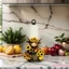 Giá đỡ khăn giấy Mặt bàn 2D Flat Highland Cow Design Máy phân phối khăn giấy cuộn đứng để sử dụng tại nhà
