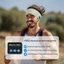 Tai nghe Bluetooth gắn đầu Tai nghe âm thanh nổi Tai kép Tuổi thọ pin dài Mô-đun có thể tháo rời chống nước Mũ âm nhạc Tai nghe Bluetooth thể thao