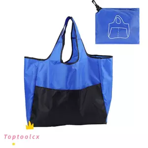 Túi mua sắm TOPTOOLCX, Túi đựng tạp hóa gấp có thể tái sử dụng, Túi xách đeo vai du lịch thân thiện với môi trường dung tích lớn nhẹ