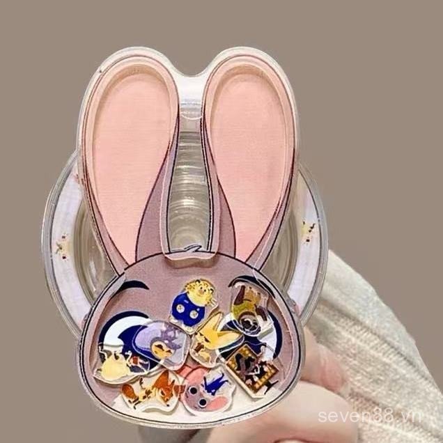 Ốp Điện Thoại Thích Hợp Cho iPhone 7 8 XS XR 11 12 13 14 15 16 17 Pro max Plus Air Animal City Judy Lắc Nhạc Từ Giá Đỡ Chống Sốc Vỏ Bảo Vệ Chống Sốc Bao Gồm Tất Cả ET6Y