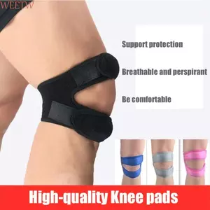 WEETW Thể Thao Bảo Vệ Đầu Gối Bảo Vệ Khớp Đầu Gối Hấp Thụ Sốc Hỗ Trợ Tăng Áp Đầu Gối Tập Thể Dục Chạy Ten Chấn Thương Thích Hợp Cho Bóng Rổ