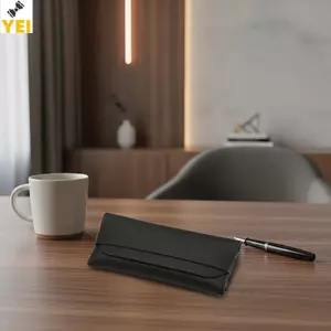 < YEI > Hộp đựng kính da PU mềm mại và sành điệu Túi bảo vệ kính Phụ kiện du lịch dành cho nam và nữ Mới