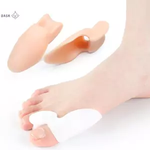 2 chiếc Gel Silicone Bunion Toe Corrector Orthotics Máy duỗi Giảm đau