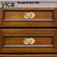 YICA Vintage Ngăn Kéo Kéo, Bền Dễ Dàng Lắp Đặt Tay Cầm Ngăn Kéo Cổ, Tay Cầm Tủ Bằng Đồng Cổ Nhà Bếp