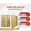 Thớt gỗ Cao su chữ nhật 39.5 x 29.5 x 3cm - Kháng khuẩn và chống cong vênh, chất lượng cao.