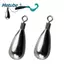 METUBE Sinker Tear Drop Shot Weights Đầu nối móc trọng lượng bổ sung chất lượng cao