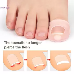 2 Chiếc Gel Silicon Thumb Corrector Bunion Foot Toe Hallux Valgus Protector Separator Finger Straightener Điều Chỉnh