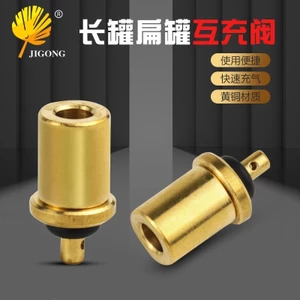 Xe Tăng Dài Bình Bằng Van Bơm Hơi Đồng Hồ Bể Ngoài Trời Đơn Giản Bơm Hơi Khớp Cassette Xe Tăng Bơm Hơi Phẳng Van Bơm Hơi 6.20 HKWC