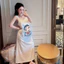 Váy 2 Dây Shin Bắn Tim KCloset Đầm Suông Chất Cotton Mềm Mịn Nữ Tính NA170