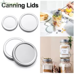 YUUKII Gói 10 Nắp Đóng Hộp Chống Rò Rỉ Nắp Lọ Miệng Rộng