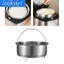 Giỏ hấp bằng thép không gỉ Máy rửa gạo Máy hấp Chèn Nồi cơm điện Lưới hấp cho bánh bao Bun Pasta Bánh bao