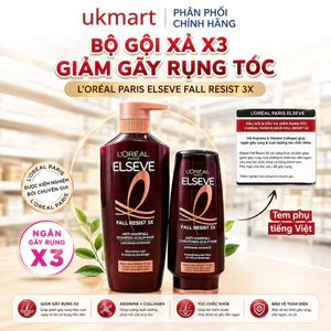 Dầu gội ngăn gãy rụng L'Oreal Elseve 620ml Dầu Xả Dưỡng Tóc Giảm Gãy Rụng 280ml Elseve Fall Resist