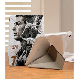 Ốp Lưng Cristiano Ronaldo 7 cho iPad A16 Air4/5/6/7/8 Pro 11 12.9 Y-fold CR7 Cho iPad Gen 12 11 10 9 8 7 6 5 air3 10.2in
