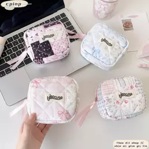 Túi đựng mỹ phẩm CPINCP, Cáp dữ liệu dung tích lớn Túi đựng băng vệ sinh, Túi đựng khăn ăn đa năng di động