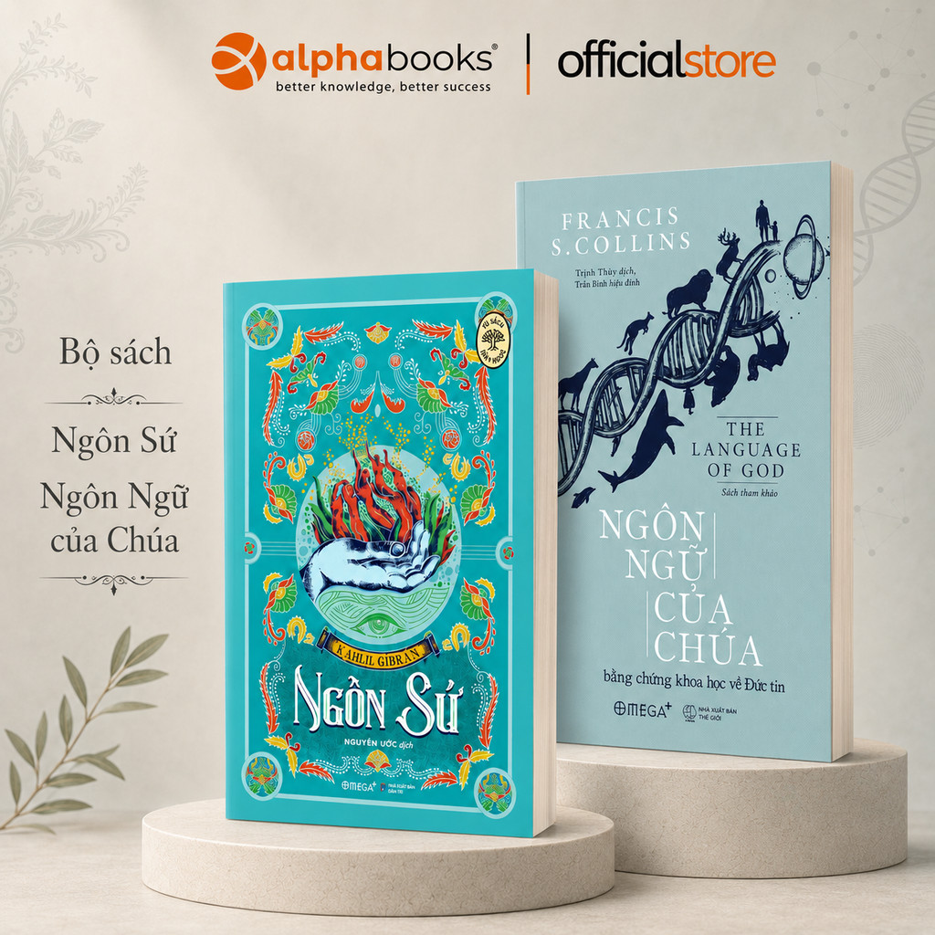 Lẻ/Combo Sách: Ngôn Ngữ Của Chúa - Những Bằng Chứng Khoa Học Về Đức tin + Ngôn Sứ (Omega Plus)