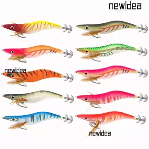 NEWIDEA Mực Jig, Dạ Quang 115mm 14.5g Mồi Chìm Chậm, Wobbler Gỗ Ngang Tôm Webfoot Bạch Tuộc Mồi Mực Câu Cá
