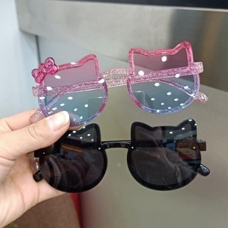 Kính Mát Trẻ Em Hoạt Hình Dễ Thương Chống UV400 Kiểu Mèo Với Nơ Bảo Vệ Mắt Bé Phù Hợp Đi Chơi Phối Đồ Thời Trang ✨Chiosala20.vn✨