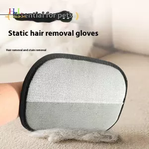 HL Cat Hair Cleaner Găng tay thú cưng Dụng cụ tẩy lông gia đình Cat Dog Hair Remover Brush Remover Hair Stiing Device Home Hair Scraper LMWU