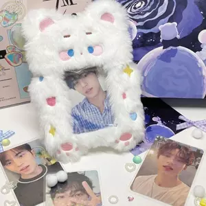 AMBU Plus Photocard, Hộp đựng thẻ sinh viên Phim hoạt hình Photocard, Hình ảnh thần tượng dễ thương Vỏ bảo vệ Túi móc khóa Cửa xe buýt Tay áo