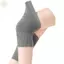 Miếng đệm đầu gối thể thao AMBU, Nẹp đầu gối nén màu đen màu xám đàn hồi, Tấm hỗ trợ đàn hồi sọc Cotton nén ấm ngoài trời