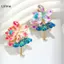 LUImo Thời Trang Men Cây Hoa Sen Thổ Cẩm Chân Cho Nữ Quần Áo Áo Áo Phụ Kiện Quà Tặng SBS