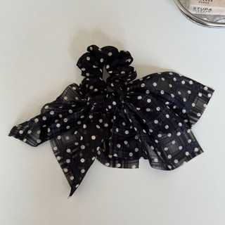 Kovoi / Pháp Retro Hoa Streamer Scrunchy Dây Buộc Tóc Sang Trọng Tất Cả Trận Đấu Nơ Cao Cấp Dây Buộc Tóc Đuôi Ngựa Phụ Kiện Tóc Dây Cao Su