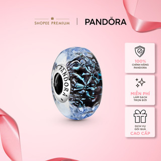 Charm Pandora Moments Murano Xanh Lượn Sóng