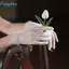 FUJIOU Ren Dài Găng Tay Lái Xe Găng Tay Mỏng Đầm Ăn Tối Găng Tay Ngắn Đầm Phụ Kiện Tiệc