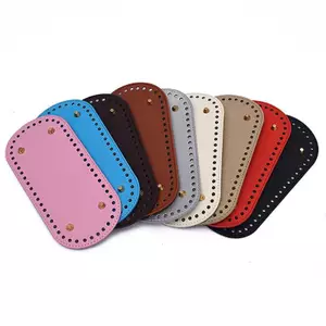 JULYHOT 22 * 10cm Đáy Dài Cho Túi Dệt Kim Da PU Đế Handmade Đáy Có Lỗ Diy Móc Túi Đáy Phụ Kiện Massivedeals