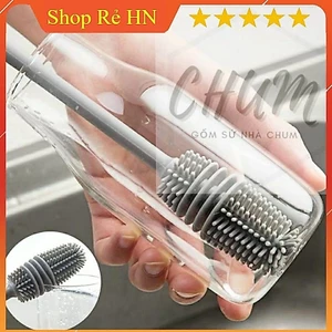 Cây cọ rửa cốc, chai lọ đa năng silicon - Siêu tiện lợi