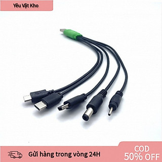 [COD] Dây Sạc USB 5.5mm 3.5mm 2.5mm – Cáp Đầu Tròn Đa Kích Cỡ, Sạc Ổn Định, Dẫn Điện Tốt, Đa Thiết Bị