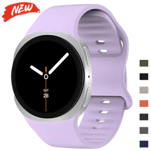 Dây đeo silicon thể thao cho Samsung Galaxy Watch 8 40mm 44mm / 8Classic 46mm dây đeo thay thế vòng tay