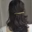 PNPIA- 11cm Một Từ Kẹp Tóc Nữ Kim Loại Dải Vàng Dài Barrettes Kẹp Tóc Vintage Kẹp Tóc Tự Động Mịn Mùa Xuân Kẹp Tóc Hairgrip