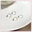 JRP 2 Chiếc Hợp Kim Tragus Hoa Vòng Đinh Bông Tai Cho Nữ Tròn Nhỏ Pha Lê Bông Tai Xuyên Septum Tinh Tế Trang Sức Thời Trang JRP