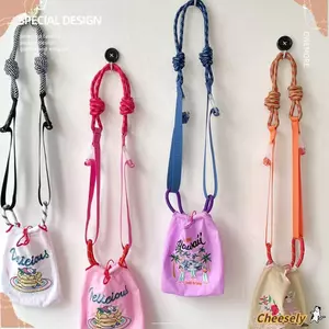 Dây đeo túi đeo vai CHEESELY, Dây đeo Nylon có thể tháo rời thay thế, Phụ kiện Dây tròn có thể điều chỉnh tay cầm Ví nữ