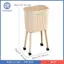 Thùng Rác / Bộ Thu Có Nắp, Chức Năng Bấm, Bánh Xe, Ngăn Đôi, Khối Lượng Lớn, Chất Liệu PP, Cho Phòng Khách, Nhà Bếp, Khu Vực Làm Việc