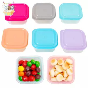 6 Hộp Đựng Thực Phẩm Bằng Nhựa Nhỏ Chống Ẩm Hộp Bảo Quản Nhà Bếp Mini Có Nắp Chống Rò Rỉ Phụ Kiện Nhà Bếp ELWW