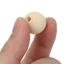 PYCOU 100 Chiếc Hạt Gỗ Thủ Công Khoan Sẵn, Đường Kính Lỗ Màu Gỗ 5 Mm Quả Cầu Gỗ Rời Chưa Hoàn Thành, Đường Kính 20 Mm Đồ Trang Sức DIY