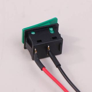 Any2Get5% Tắt 5 Chiếc Sừng Công Tắc Nút Ô Tô Xe Đạp Điện Xe Máy Sừng Đa Năng Tạm Thời Đẩy Roer Công Tắc Nhựa 2 Pin Tự Cài Lại Xanh