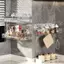 Hộp đựng tủ lạnh Acrylic trong suốt có ngăn chia có thể tháo rời Móc hút cho đồ uống Gia vị Snas Đồ ăn nhà bếp [VN]