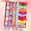 SAMO 234 / 287 / 718 / 974 Kẹp Tóc Bướm, Bộ Phụ Kiện Tóc Nữ Phong Cách Hoa Cao Su Co Giãn, Trang Trí Tóc Dây Đeo Nhiều Màu Bộ Dây Buộc Tóc Trẻ Em Sử Dụng Hàng Ngày