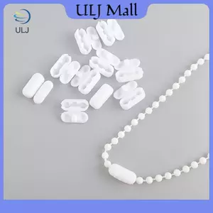 ULJ Một Bộ 10 Mét (10.94 Yards) Với 10 Đầu Nối Cho Con Lăn Mù Hạt Dây Xích Dây La Mã Venetian Honeb Rèm Bóng Dọc.