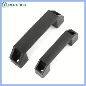 POP 2 Miếng Nhựa Nylon T Khe Cắm Tay Nắm Cửa Màu Đen Cho Nhôm Đùn Hồ Sơ 2020 3030 4040 4545 Sereis 90mm 120mm
