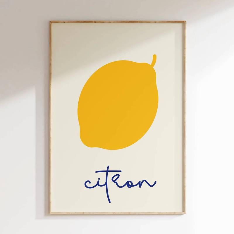 Hiện Đại Phong Cách Tối Giản Treo Tường Nghệ Thuật Trái Cây Thực Phẩm Uống In canvas Tranh Dính Hình poster Nhà Hàng Nhà Bếp Trang Trí