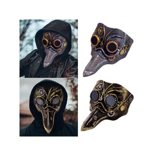 Mặt nạ bác sĩ bệnh dịch hạch - Đạo cụ cosplay Halloween và trang phục Steampunk