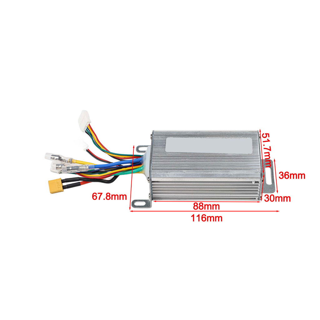 Bộ phụ tùng thay thế Bộ điều khiển hợp kim nhôm & Đồng hồ LCD cho xe tay ga Kikirin