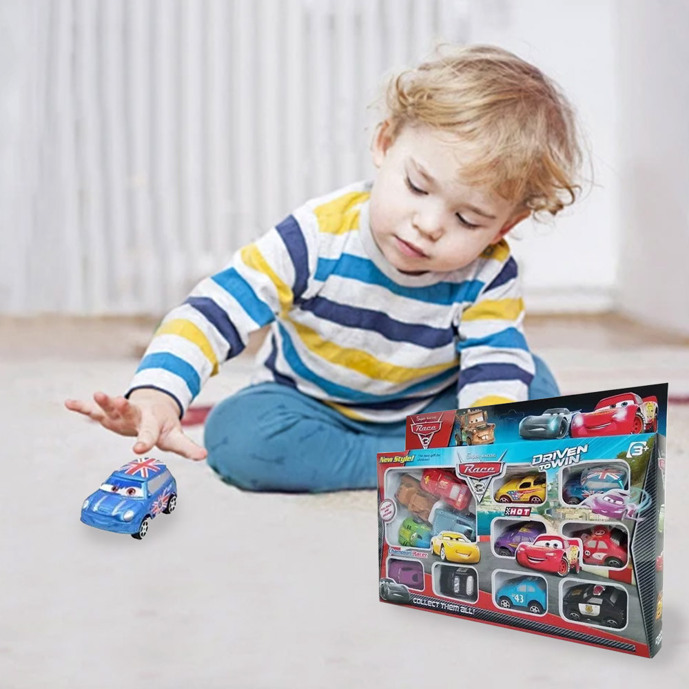 12-in-1McQueen Toys Model Super Racing Cars Pull Back Toy